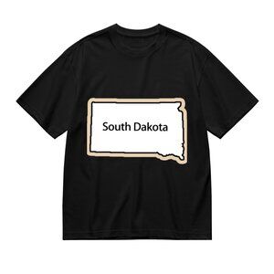 South Dakota Graphic Tee - Black